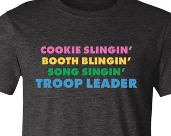 Cookie Booth Troop Leader T-Shirt Plus Size Unisex Adult