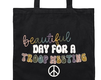 Beautiful Day for a Troop Meeting Tote Bag - Girl Scout Troop Leaders