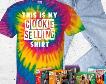 Gefärbtes Cookie Verkauf Shirt für Girl Scout Cookie Saison