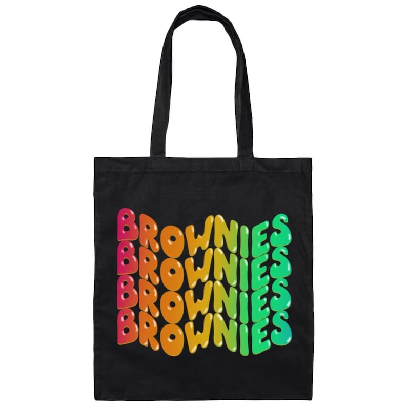 Brownie Girl Scouts Tote Bag para líderes de tropa Black