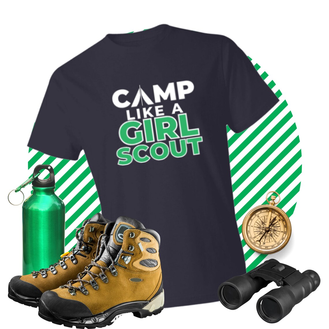 Camp Like a Girl Scout Unisex Shirt Girl Scout Shirt Troop Tee Etsy