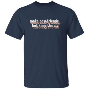 JUGEND - Make New Friends Girl Scout T-Shirt Navy