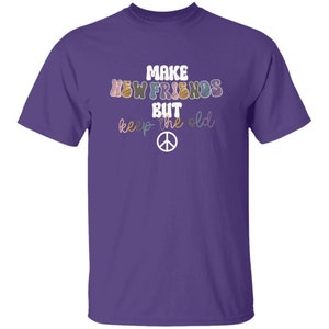 YOUTH Make New Friends Girl Scout T-Shirt Purple