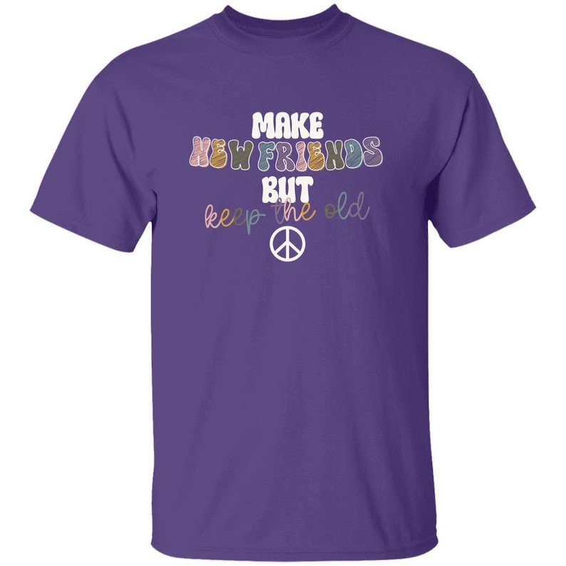 YOUTH Make New Friends Girl Scout T-Shirt Purple
