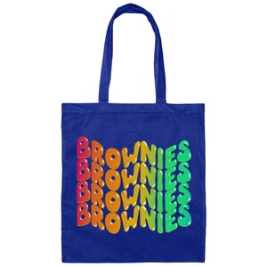 Brownie Girl Scouts Tote Bag para líderes de tropa Royal