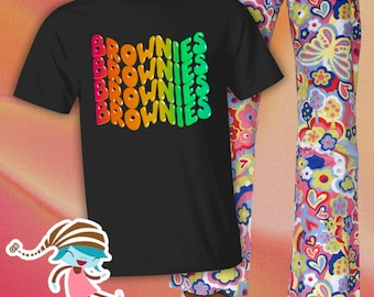 YOUTH Brownie Girl Scouts T-Shirt Girl Sizes
