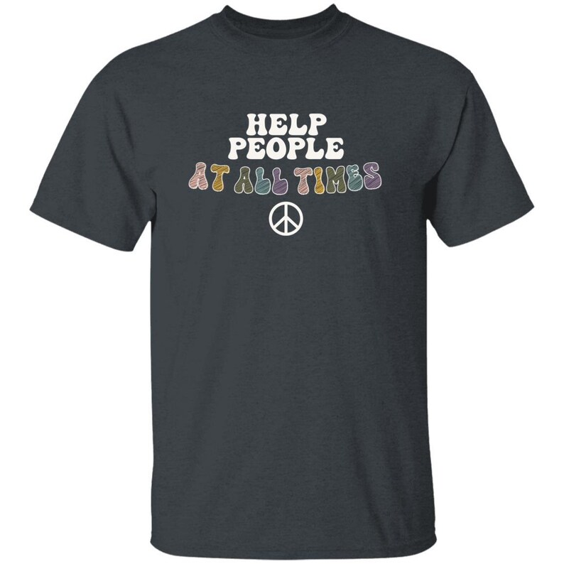YOUTH Help People at All Times - Girl Scout T-Shirt Dark Heather