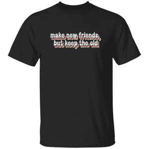 JUGEND - Make New Friends Girl Scout T-Shirt Black