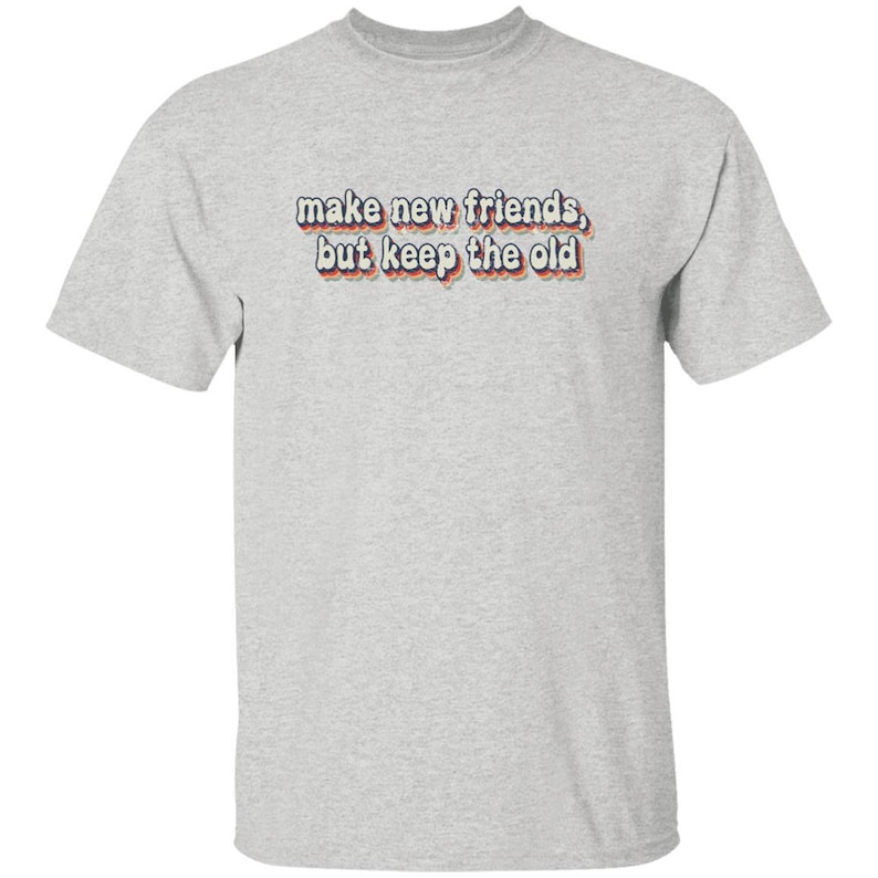 JUGEND - Make New Friends Girl Scout T-Shirt Ash