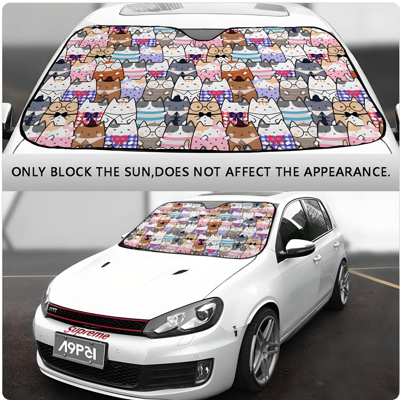 Creative car sun shades best sale