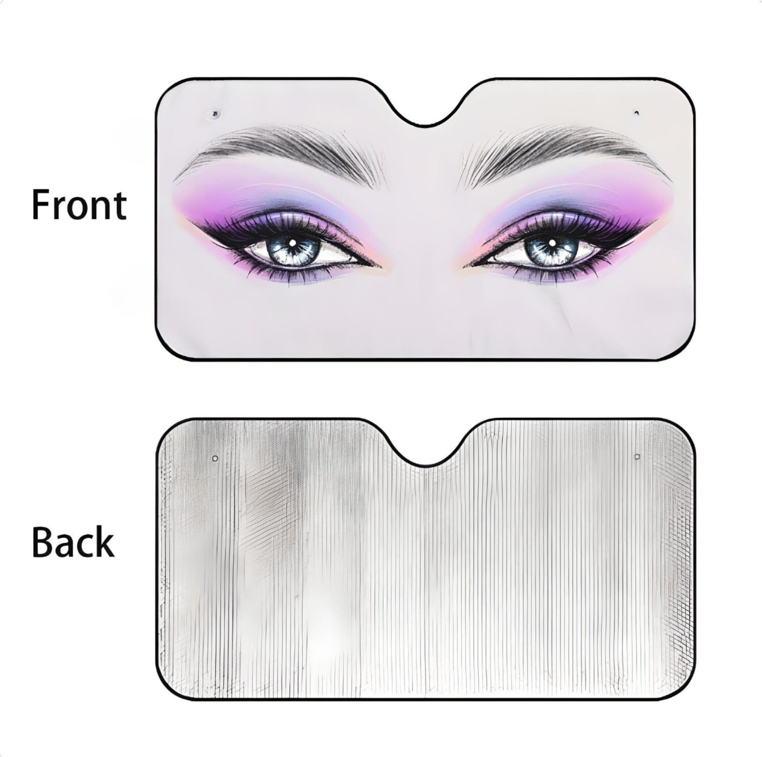 Beautiful Artistic Eyes Car Sun Shade for Women Eyecatching Etsy