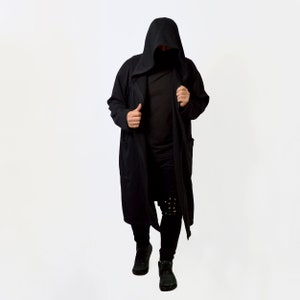 ジッパー付きユニセックスカーディガン、オーガニックコットンフレンチテリー製フード付きマント、オーバーサイズカーディガン