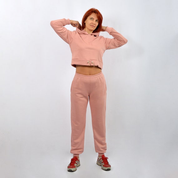 womens pink tracksuits