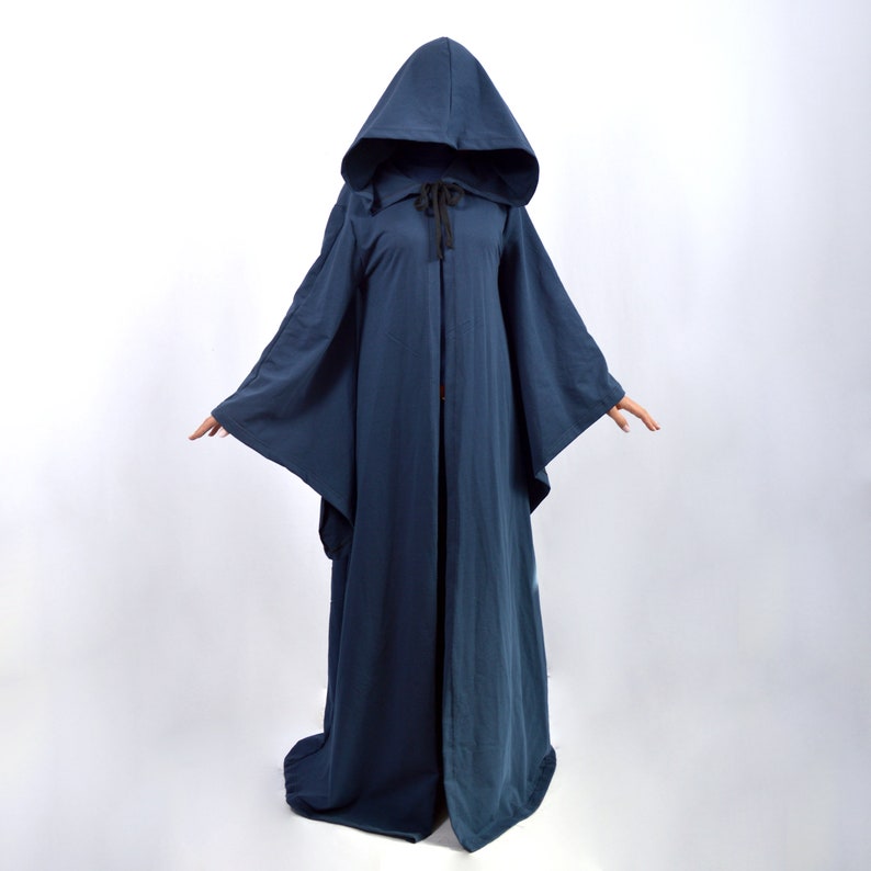 Witch, Wizard, Warlock Сloak, Hooded fantasy cloak, all sizes , medieval cape, elven cloak, long cape image 7