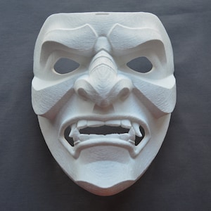 Kabuto Japanese Hannya mask.Mask samurai.