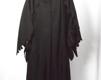 Ghost costume.Witch, Wizard,Hooded fantasy cloak,Sith cloak, medieval cape, elven cloak, long cape