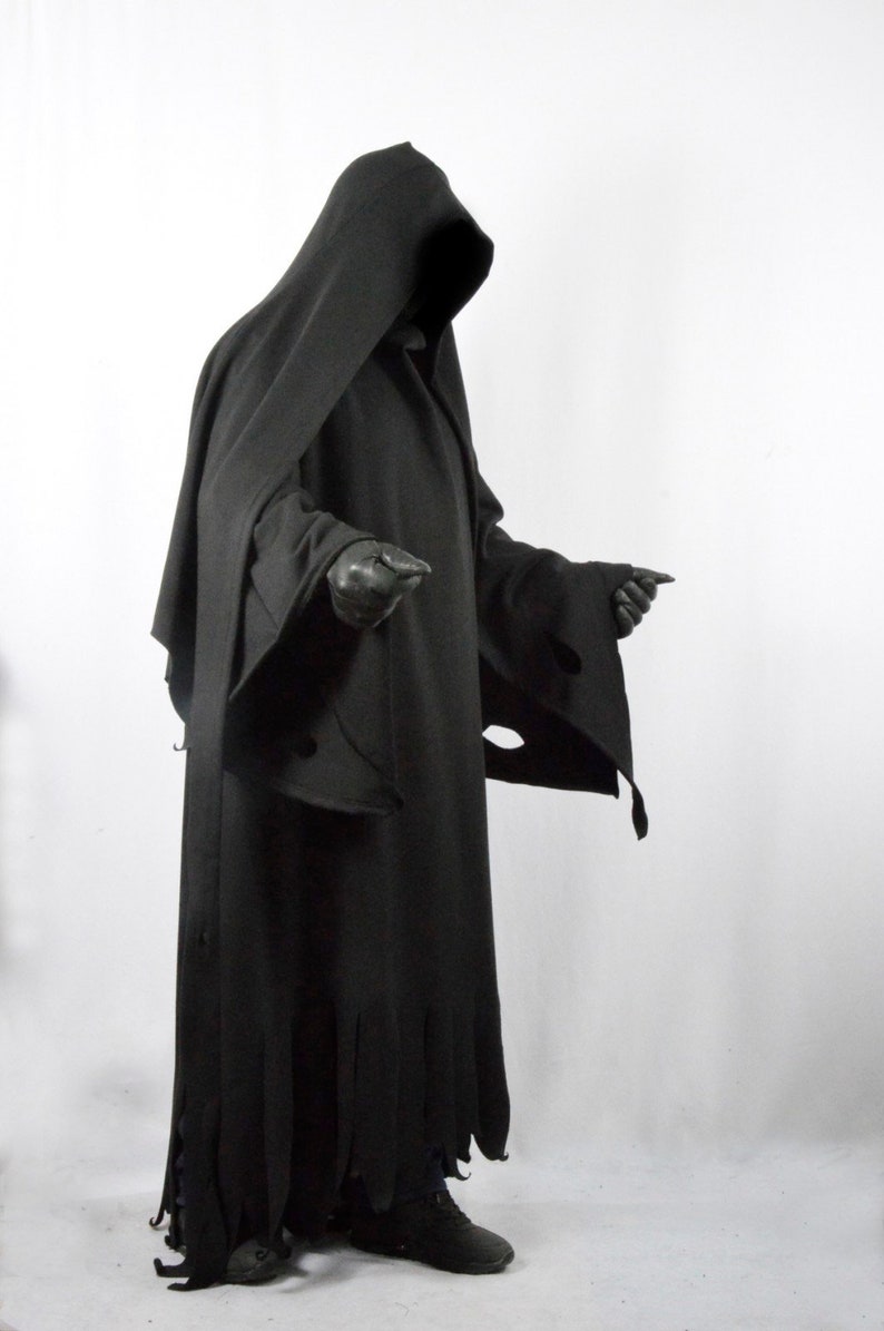 Ghost Costume.witch Wizardhooded Fantasy Cloaksith - Etsy