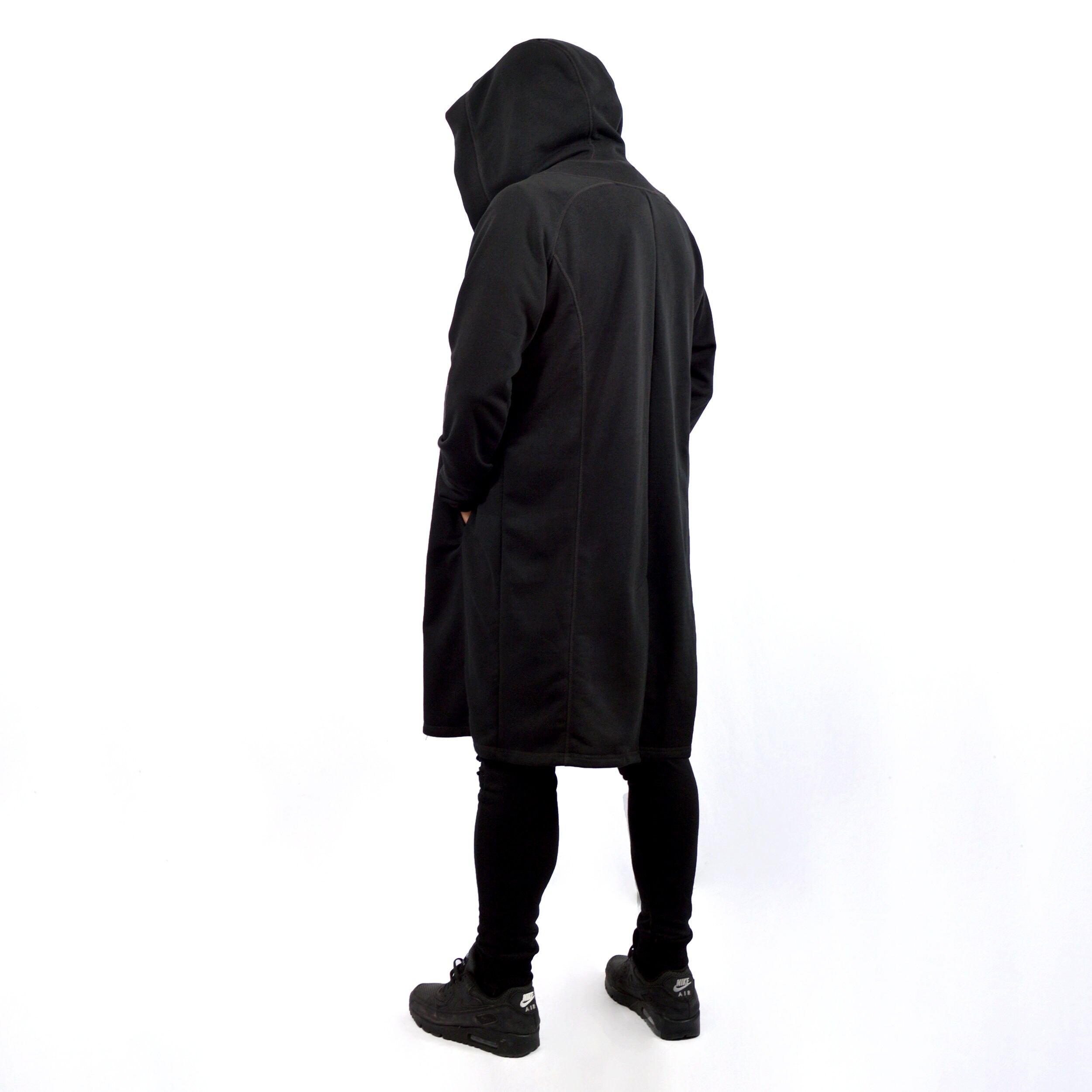 Hooded Cardigan Jacket Charcoal