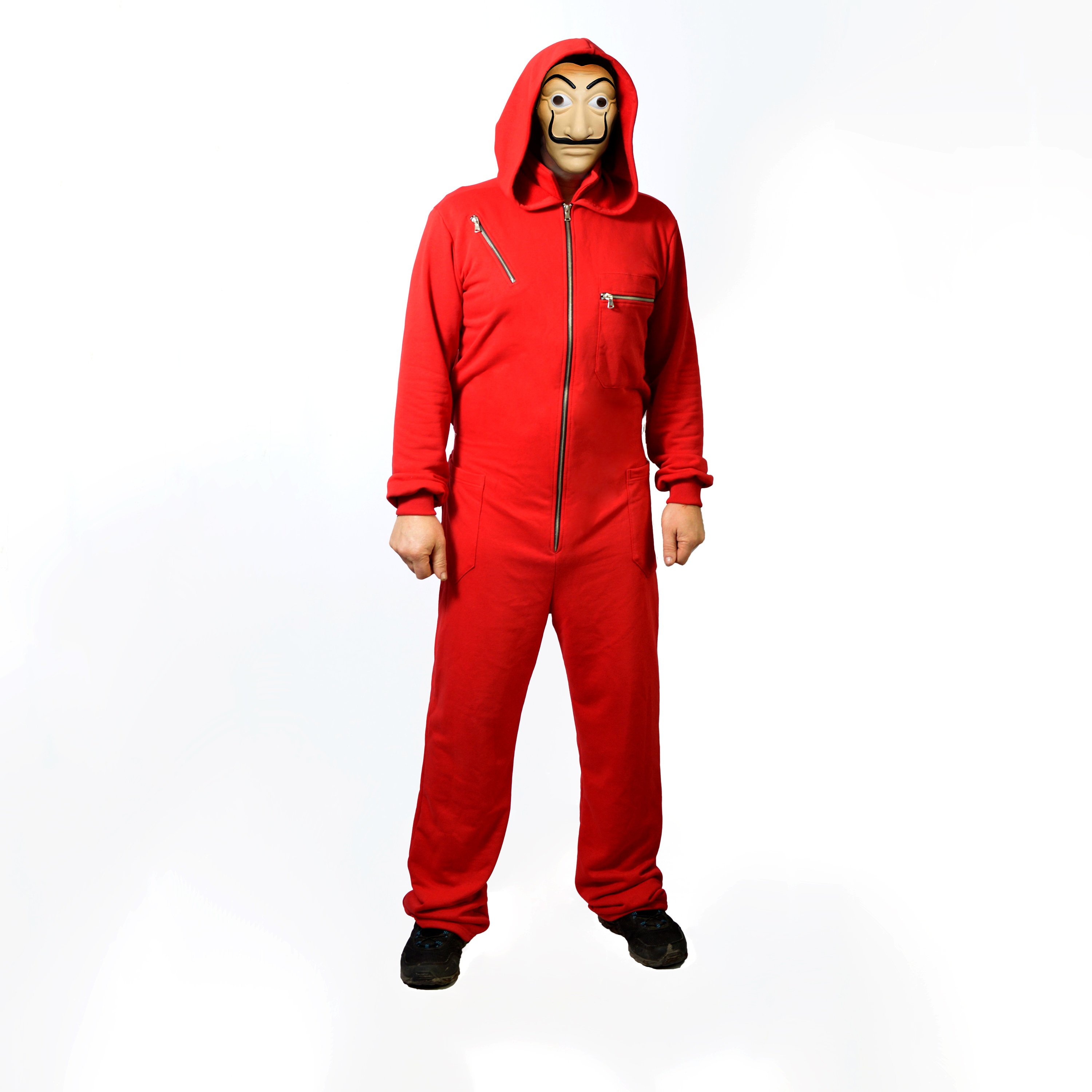 Amazon.com: Lukyamzn Halloween Red Money Jumpsuit Cosplay Party Tracksuit  Outfits Props Role Play Red Classic Costume from TV Series : Clothing,  Shoes & Jewelry