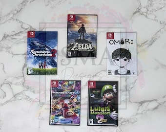 Nintendo Switch Game Art Magnets: Fridge & Office Decor