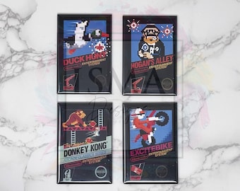 Game Art Magnets: Retro Gaming Fridge Decor