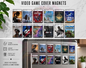 Game Art Magnets | Premium Thick Magnets for Fridge & Office Decor