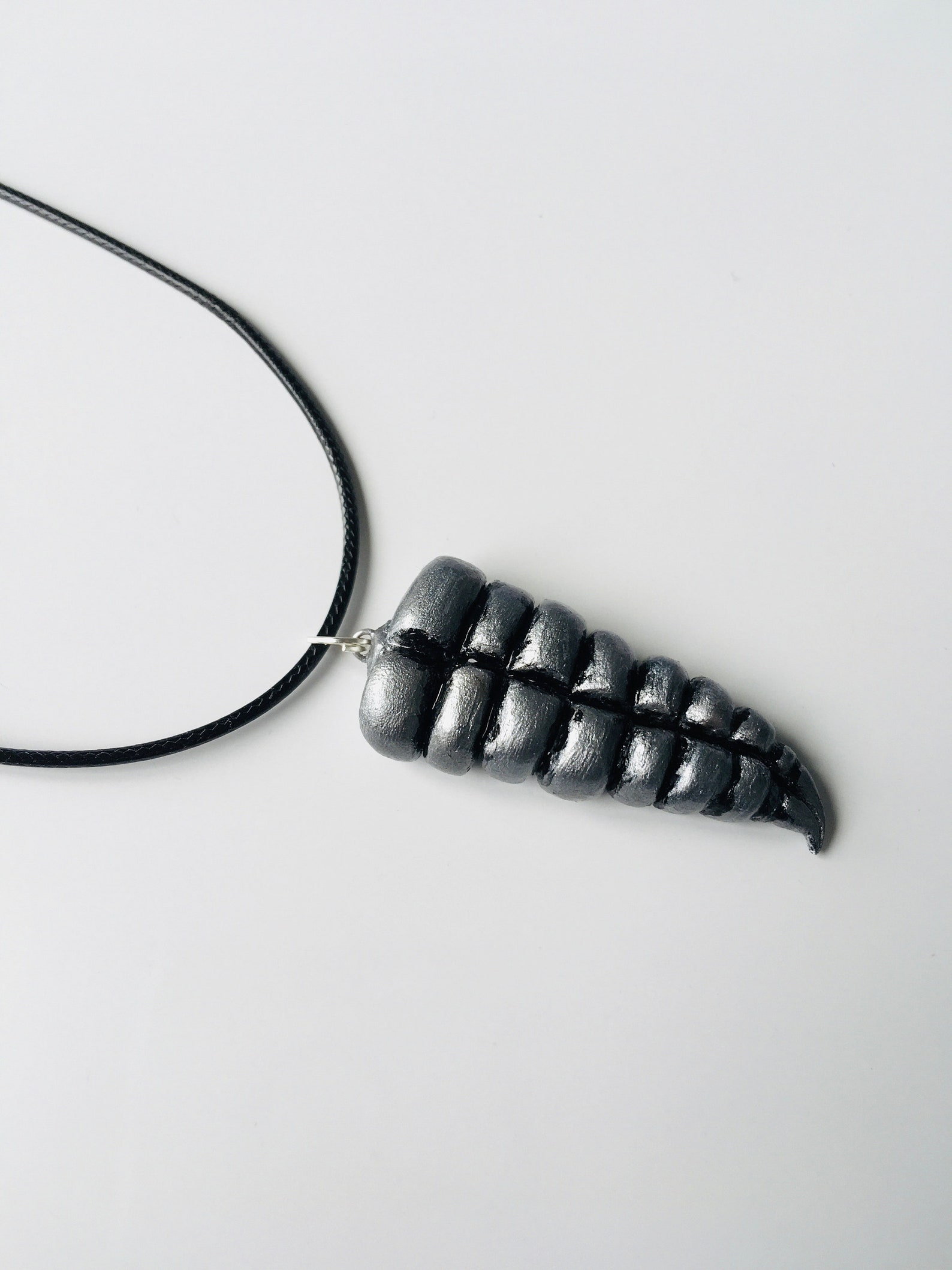 Rattlesnake necklace statement jewelry gift for men Etsy