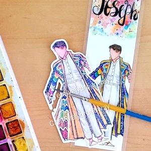 Regenbogen-Mantel-Musicaltheater inspirierte handgemachte holographische Broadway-Aufkleber, Joseph