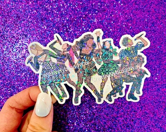 Six: The Musical Handmade Holographic Broadway Sticker