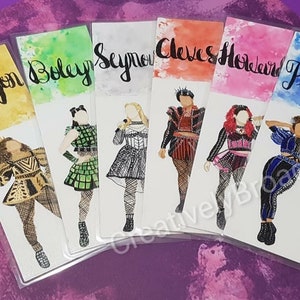 Six: The Musical Inspired Handmade Watercolor Broadway Bookmarks image 1