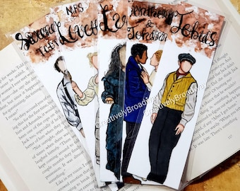 Sweeney Todd: The Musical, Handmade, Watercolour, Broadway Bookmarks, Josh Groban