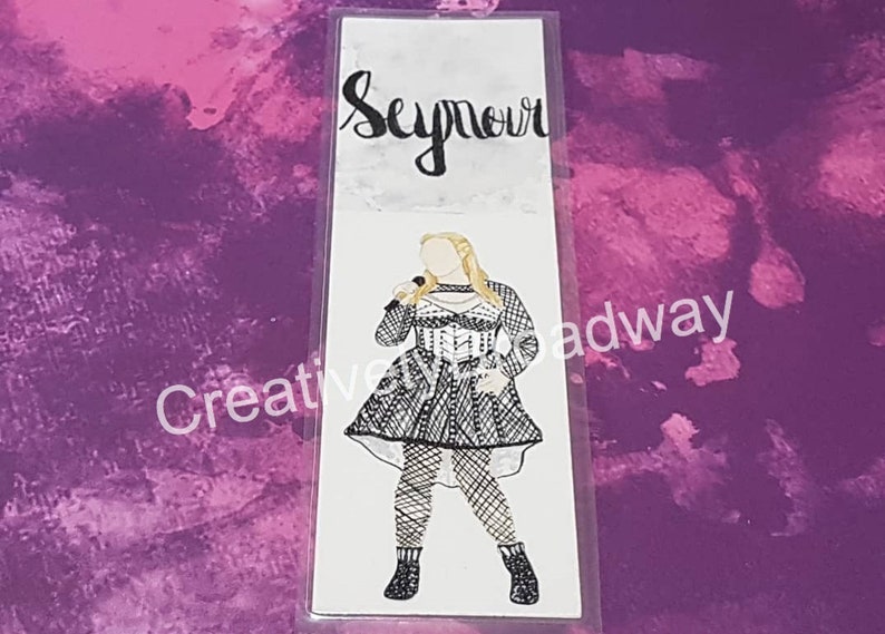 Six: The Musical Inspired Handmade Watercolor Broadway Bookmarks image 4