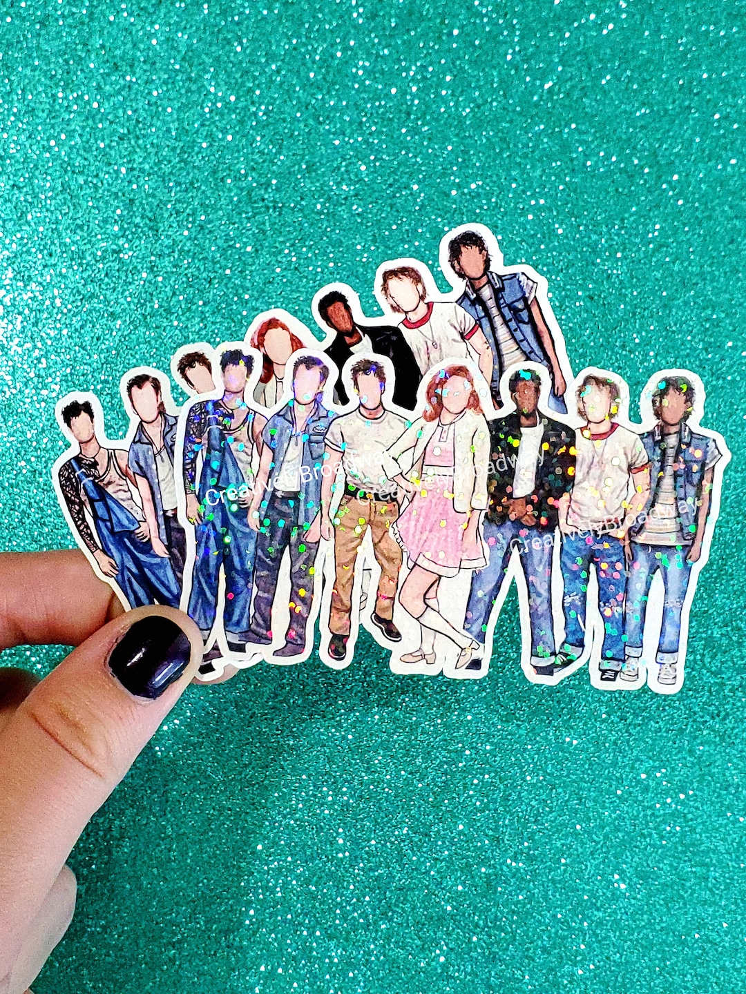 The Outsiders: the Musical Handmade Holographic Broadway Sticker - Etsy