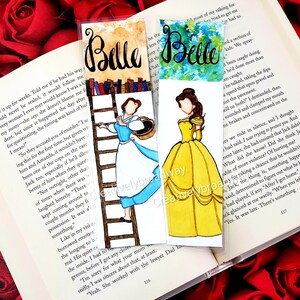 Princess/fairytale Magical Inspired Handmade Watercolor Bookmarks - Etsy