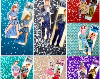 Once Upon A One More Time: The Musical Handmade Stickers, Holographic Stickers