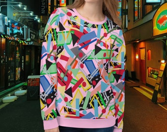 80s Arcade Sweater Etsy