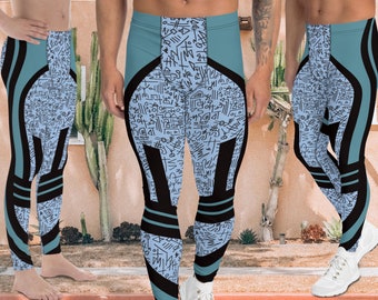 Mens Leggings Sports Leggings, Bjj Compression Spats, Gym Tights, Running Pants, Pro Wrestling Gear, Weightlifting Leggings, Pilates Pants