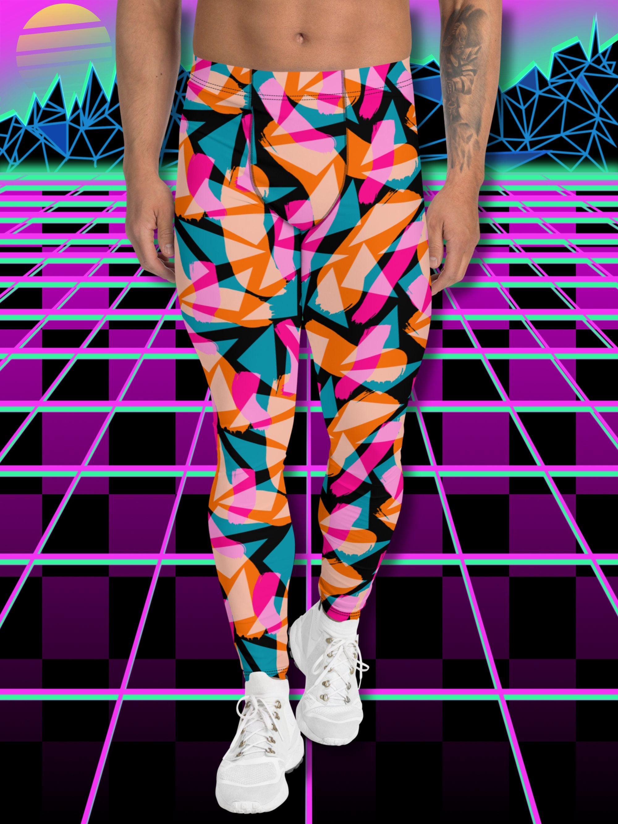 Patterned running leggings cheap
