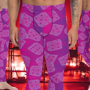 Mens Leggings, Pro Wrestling Tights, Funky Fashion Leggings, Yoga Pants, Gym Outfit, Rave Gear, Dancewear, Running Tights, BJJ, Wrestling