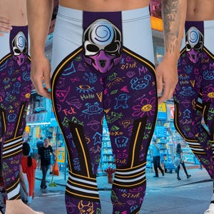 Mens Leggings Sports Leggings, Bjj Compression Spats, Gym Tights, Running Pants, Pro Wrestling Gear, Weightlifting Leggings, Pilates Pants