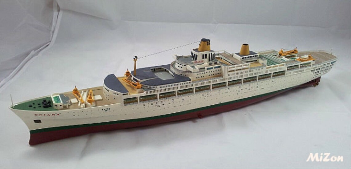 Ship Passenger Liner Oriana Model Kit 1/500 with a micro Etsy