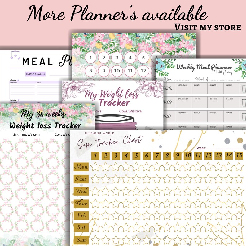 Weight Loss Tracker Printable 30 lb/kg Weight Loss Chart