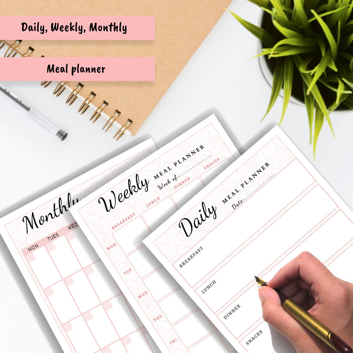 Fitness Planner, Health and Fitness Planner, Health & Wellbeing Fitness