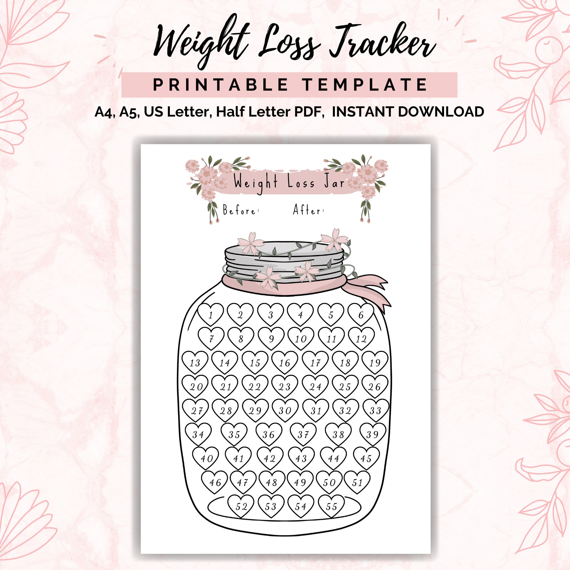 Weight Loss Jar Printable Printable Word Searches