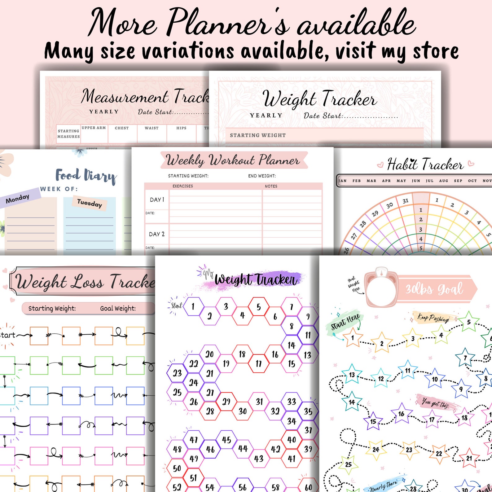 Weight Watchers Food Diary 24 Weeks Weight Loss Tracker WW - Etsy