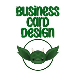 Custom business card design