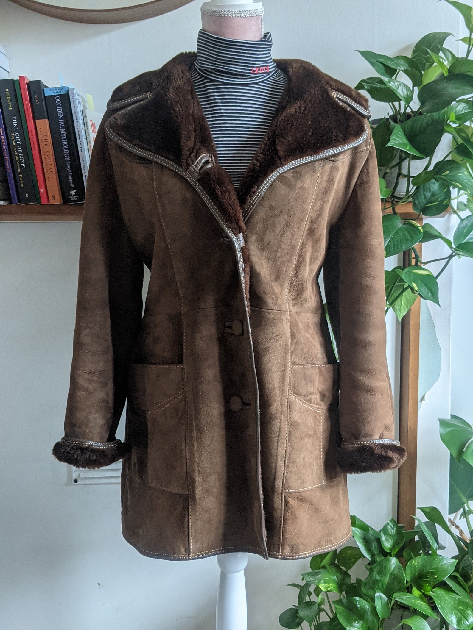 Vintage Women's Sheepskin Coat / Jacket | Etsy