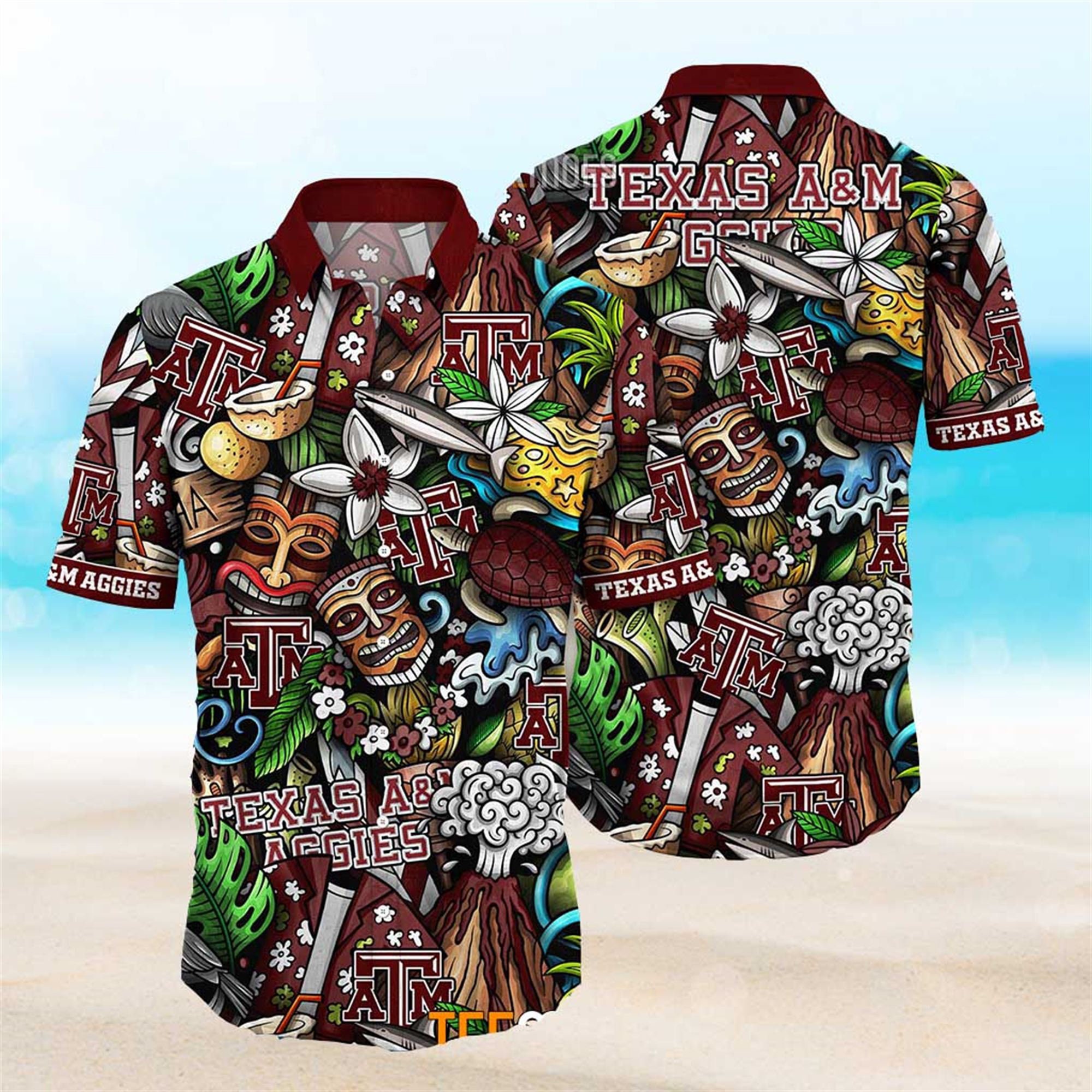MLB Texas Rangers Hawaiian Shirt Aloha Sunset Summer Vacation Gift