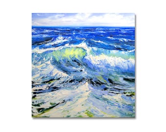 Meer – Impressionistische Darstellung unruhige Weite