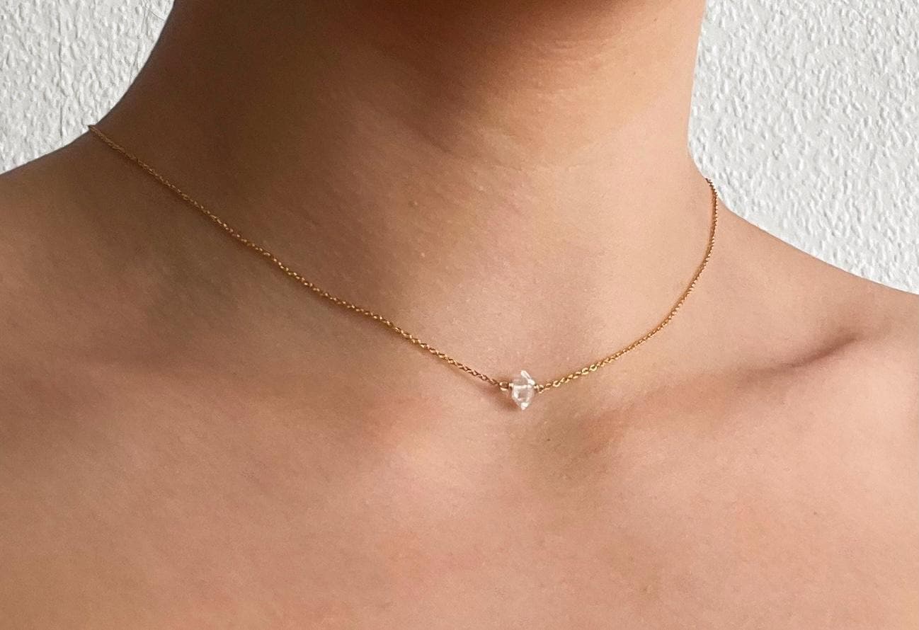Simulierter Diamant Anhänger 1 Karat Prinzessin Sc Produktbild-Vorschau 1